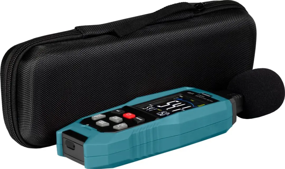 Joy-it JT-SLM01 Decibelmeter - 30-130 dB - Zwart/Blauw - afbeelding 2 van 3