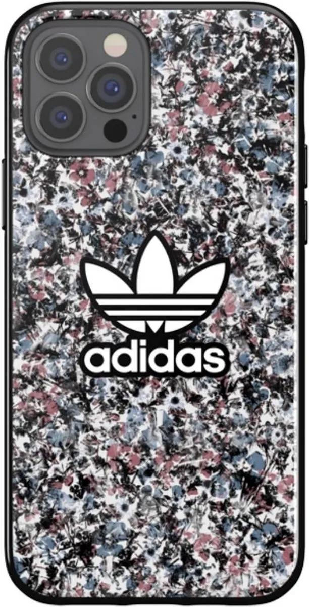 adidas Snap Case Belista Flower TPU - iPhone 12/12 Pro - Zwart