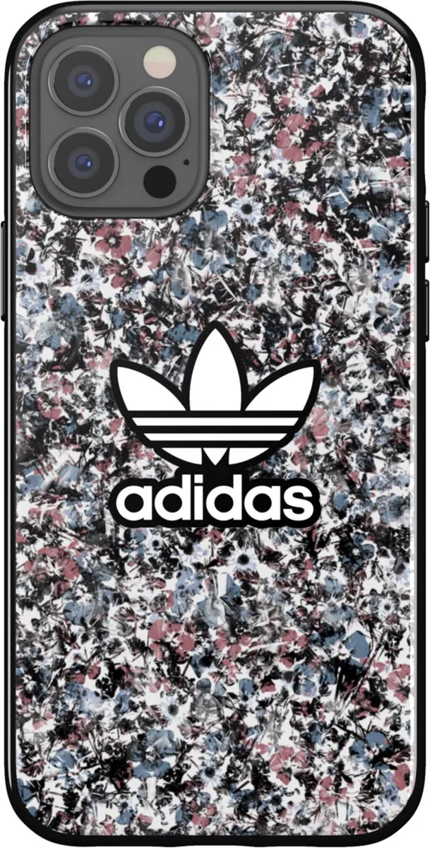 adidas Snap Case Belista Flower TPU - iPhone 12/12 Pro - Zwart