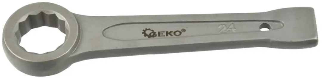 GEKO Ring Slagmoersleutel 24mm - Chroom-Vanadium Staal - afbeelding 2 van 5