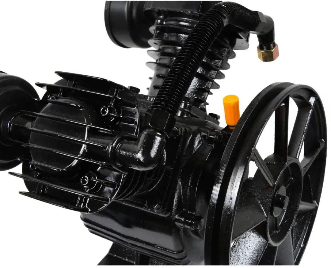 GEKO Twin-cylinder luchtcompressorpomp - gietijzer - 3 PK - 400 L/min - 8 bar - afbeelding 5 van 6