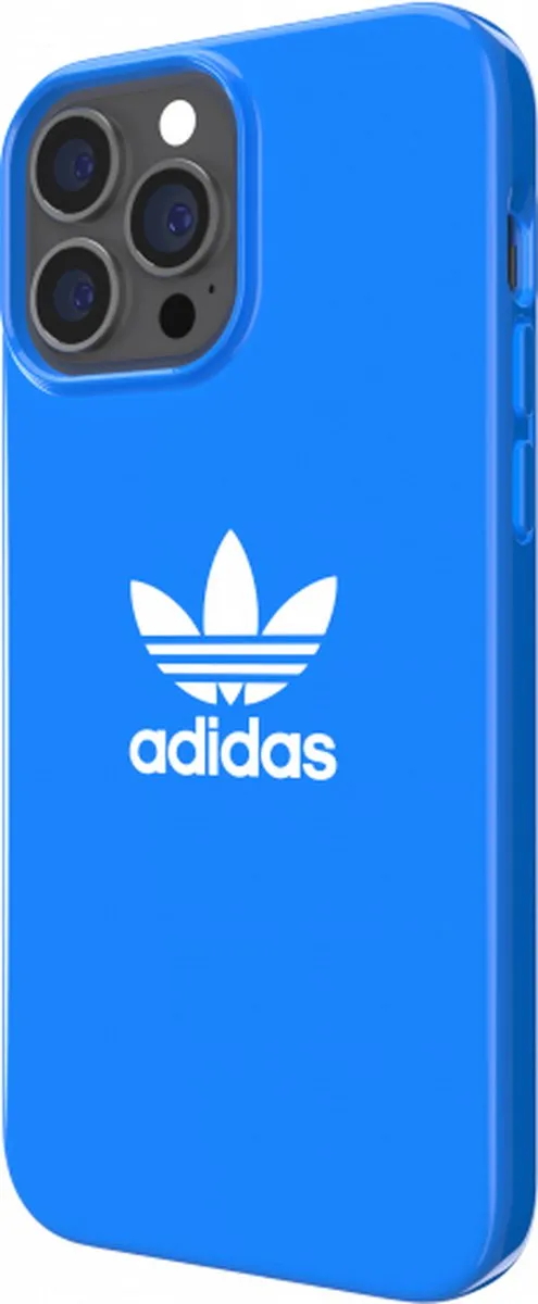 Adidas OR Trefoil Back Case - iPhone 13 Pro Max - Blauw/Wit