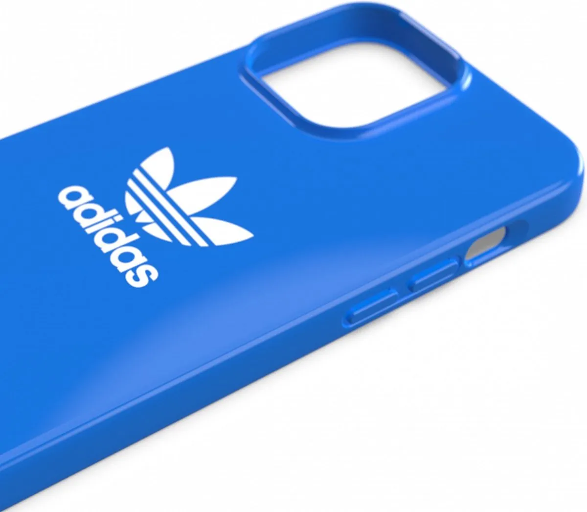 Adidas OR Trefoil Back Case - iPhone 13 Pro Max - Blauw/Wit