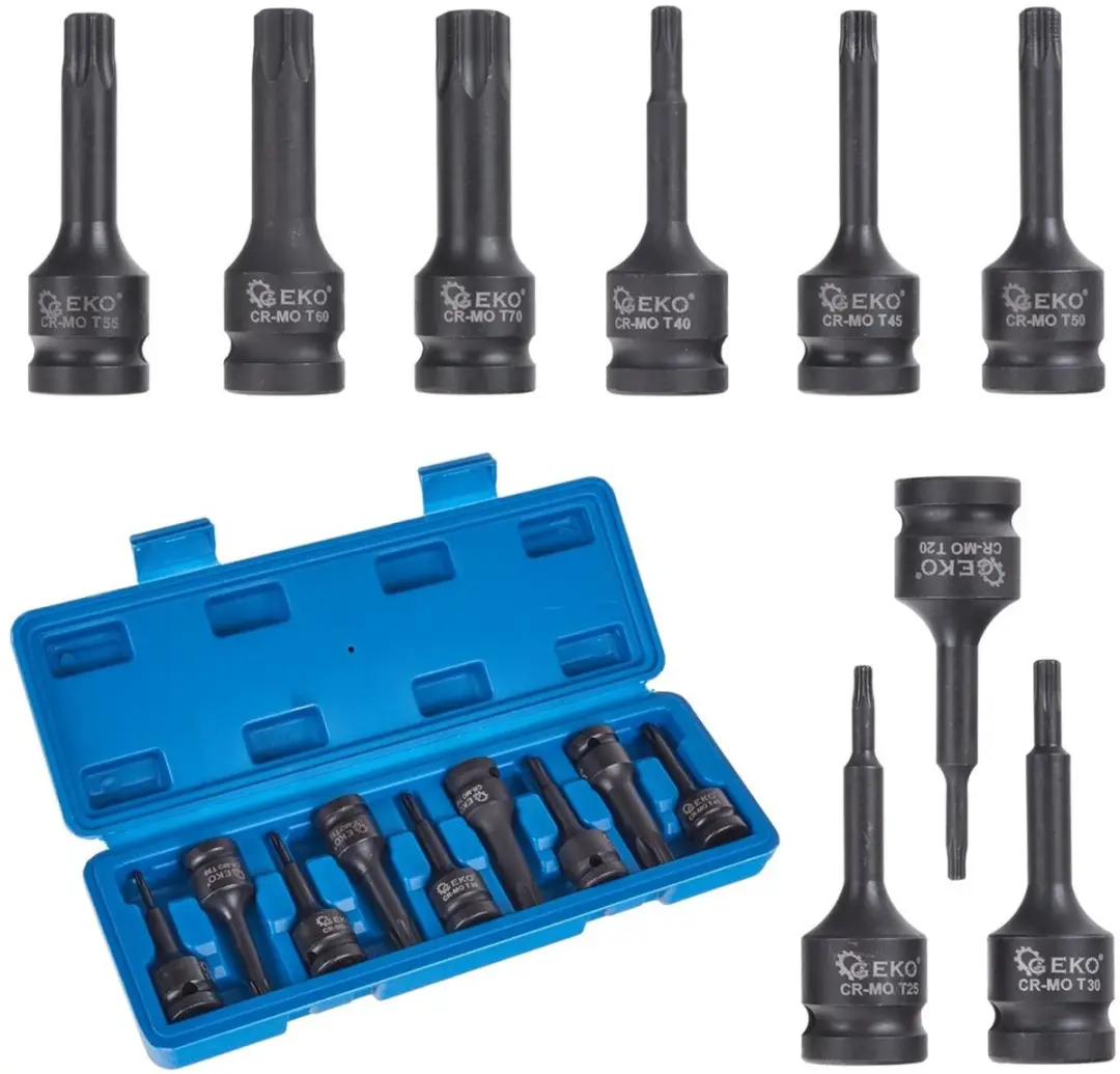 GEKO 9-delige Torx dopsleutelset
