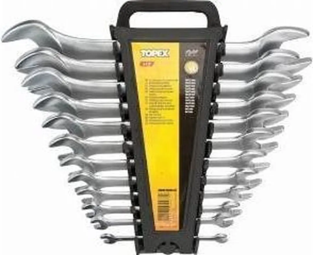 Topex Steeksleutelset 6-32mm DIN 3110 - 12 stuks - afbeelding 2 van 2