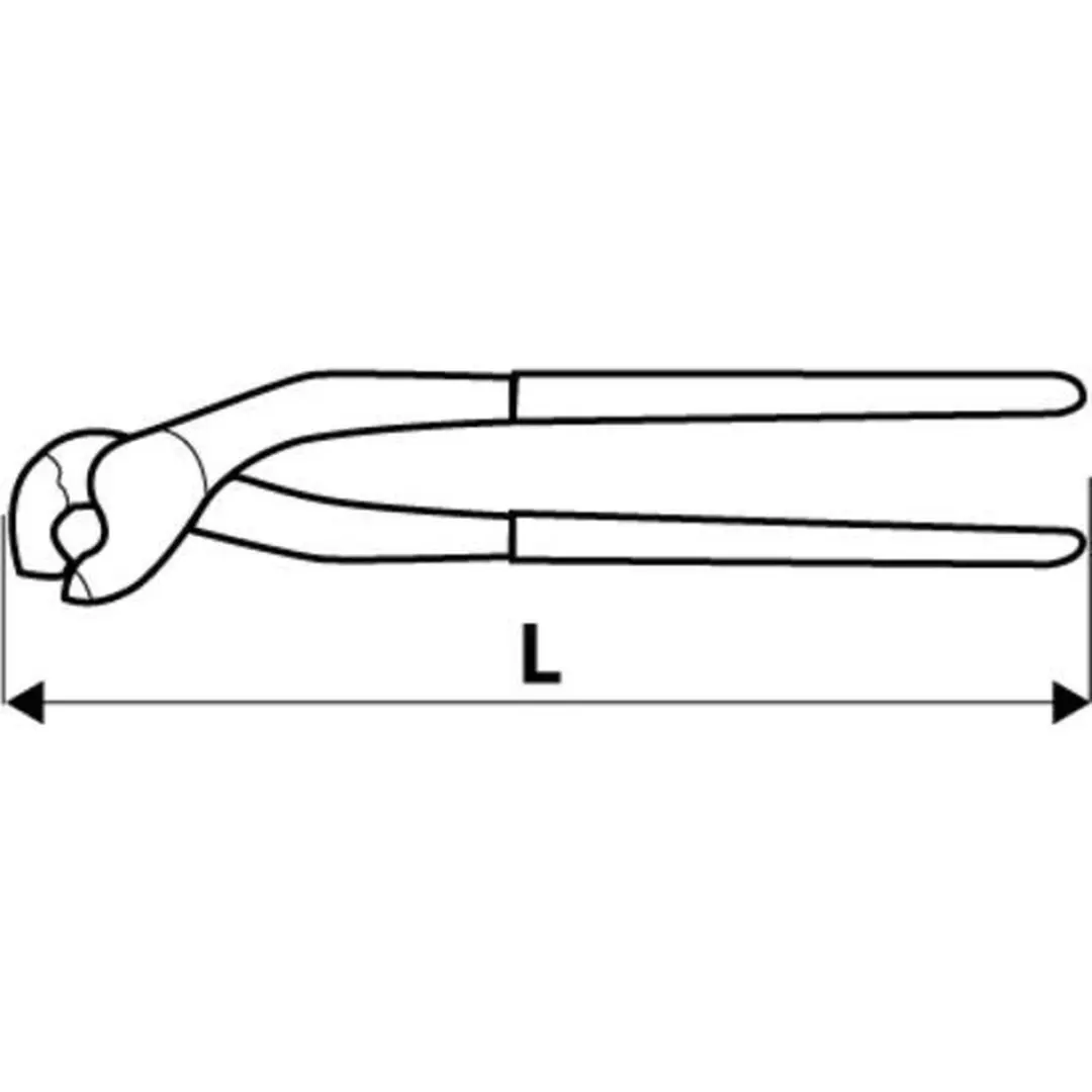 Topex Glazuursnijtang 200mm - PVC Handgreep - afbeelding 4 van 4
