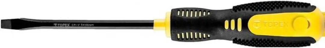 Topex Platte Schroevendraaier 5.5x100mm - Magnetische Punt - afbeelding 2 van 2