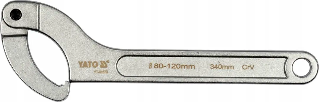 Yato Haakse Sleutel met Neus YT-01673 - 80-120mm - Zilver - afbeelding 3 van 4