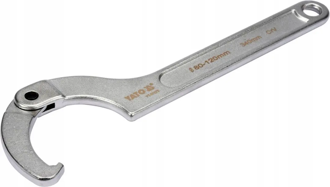 Yato Haakse Sleutel met Neus YT-01673 - 80-120mm - Zilver - afbeelding 2 van 4