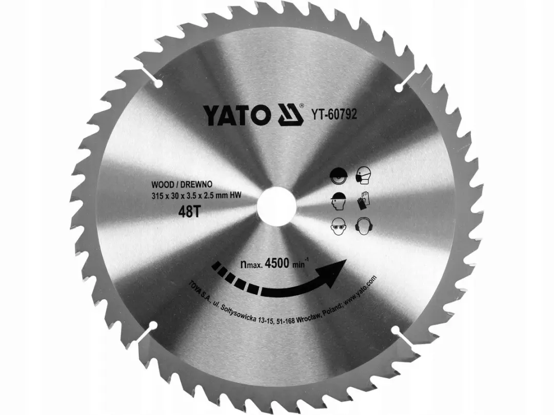 Yato YT-60792 Zaagblad Hout