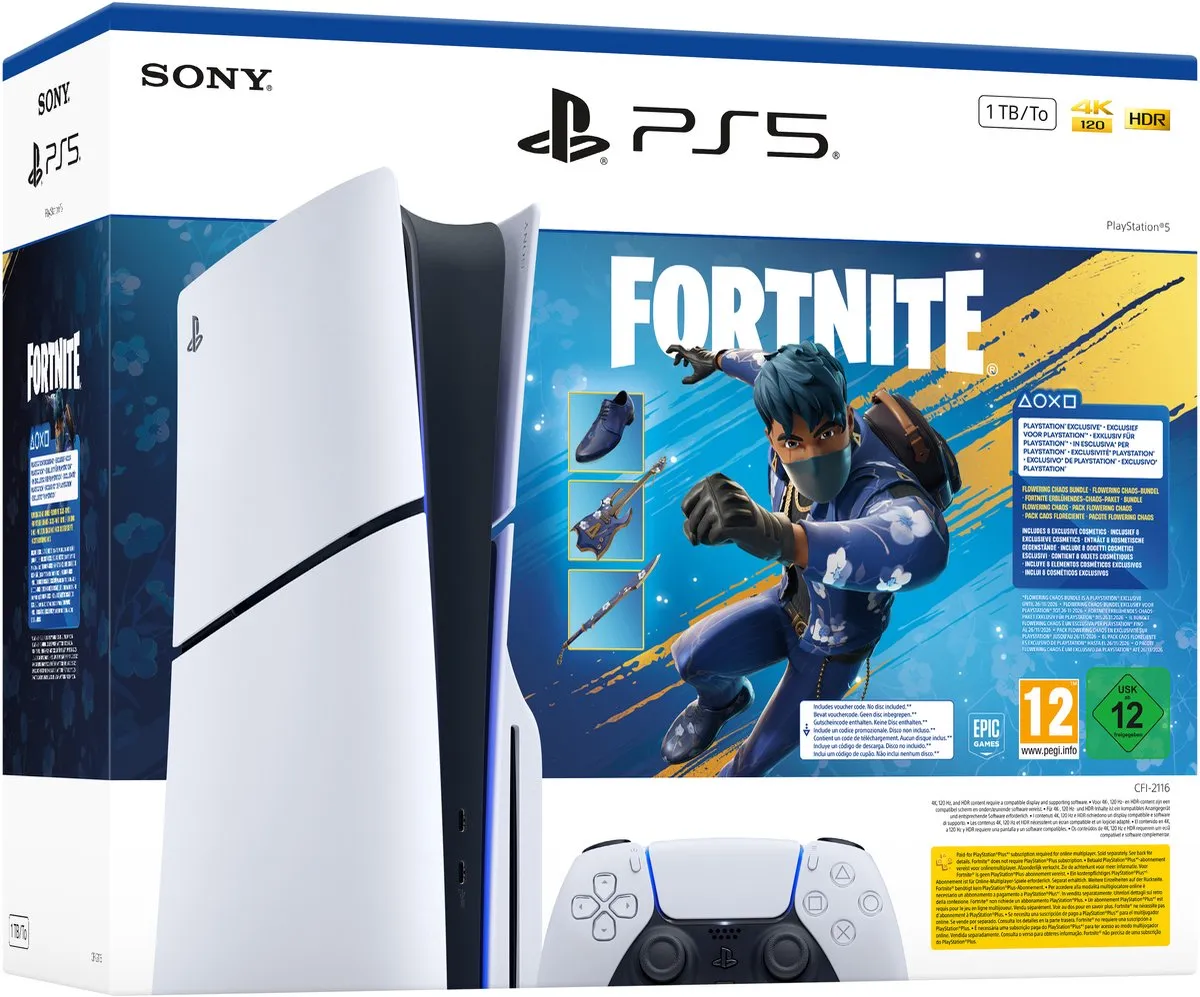 PlayStation 5 Disc Edition - Inclusief 8 Fortnite items + 1000 V-Bucks
