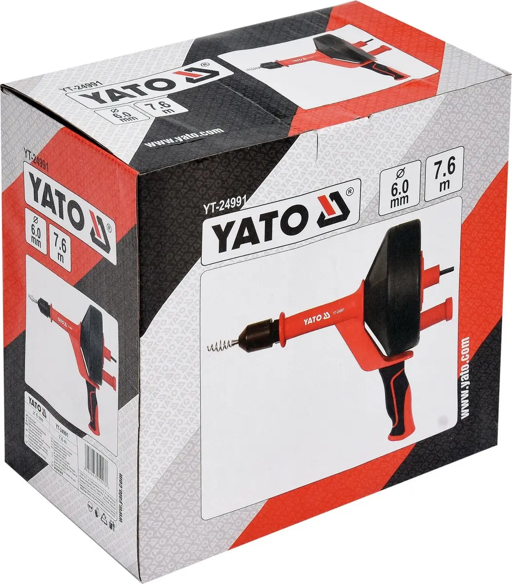 Yato Booraangedreven Afvoerpijpontstopper 7,6m - afbeelding 5 van 6