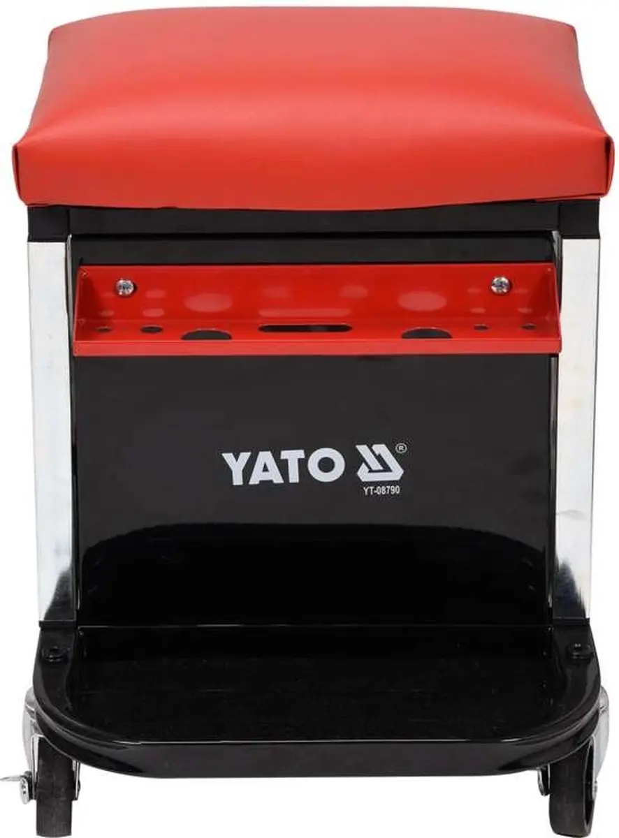 Yato Montagekruk met 2 lades - Max. 150 kg - Zwart/Rood - afbeelding 4 van 6