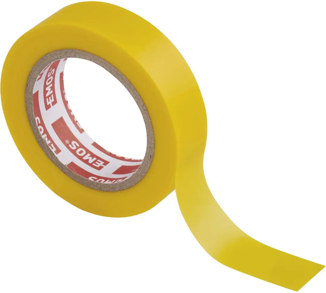 Emos Isolatietape PVC 15mm x 10m Geel - 10 stuks - afbeelding 2 van 6