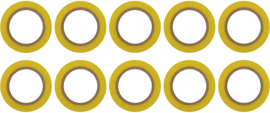 Emos Isolatietape PVC 15mm x 10m Geel - 10 stuks - afbeelding 6 van 6
