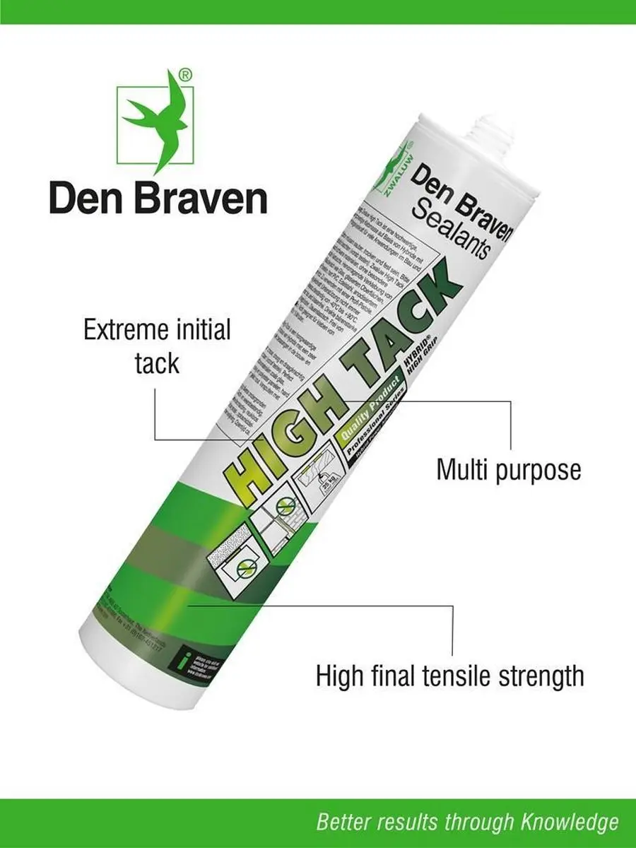 Zwaluw High Tack Montagekit 290ml - Zwart - afbeelding 2 van 6