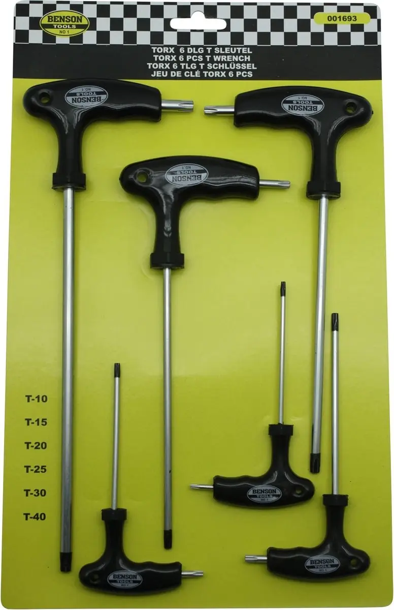 Benson 6-delige Torx sleutelset