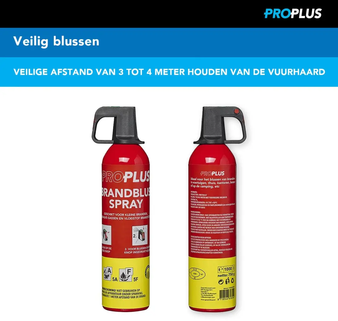 ProPlus Brandblusser A/F Schuim 750ml - afbeelding 2 van 6