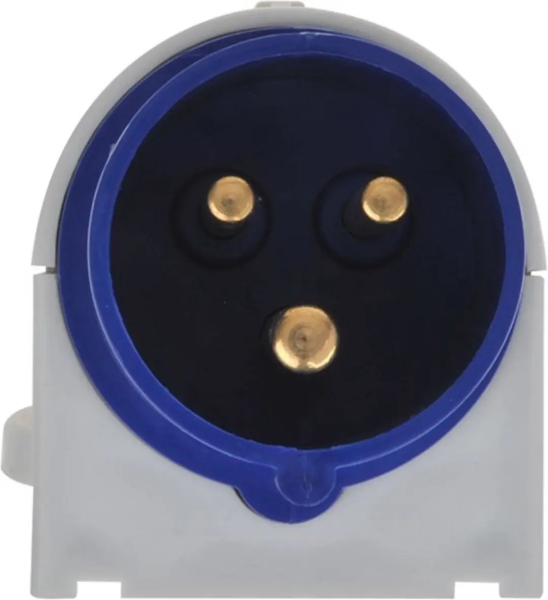 ProPlus Wandstekker 3-polig IP44 16A 230V - Blauw/Wit - afbeelding 5 van 6