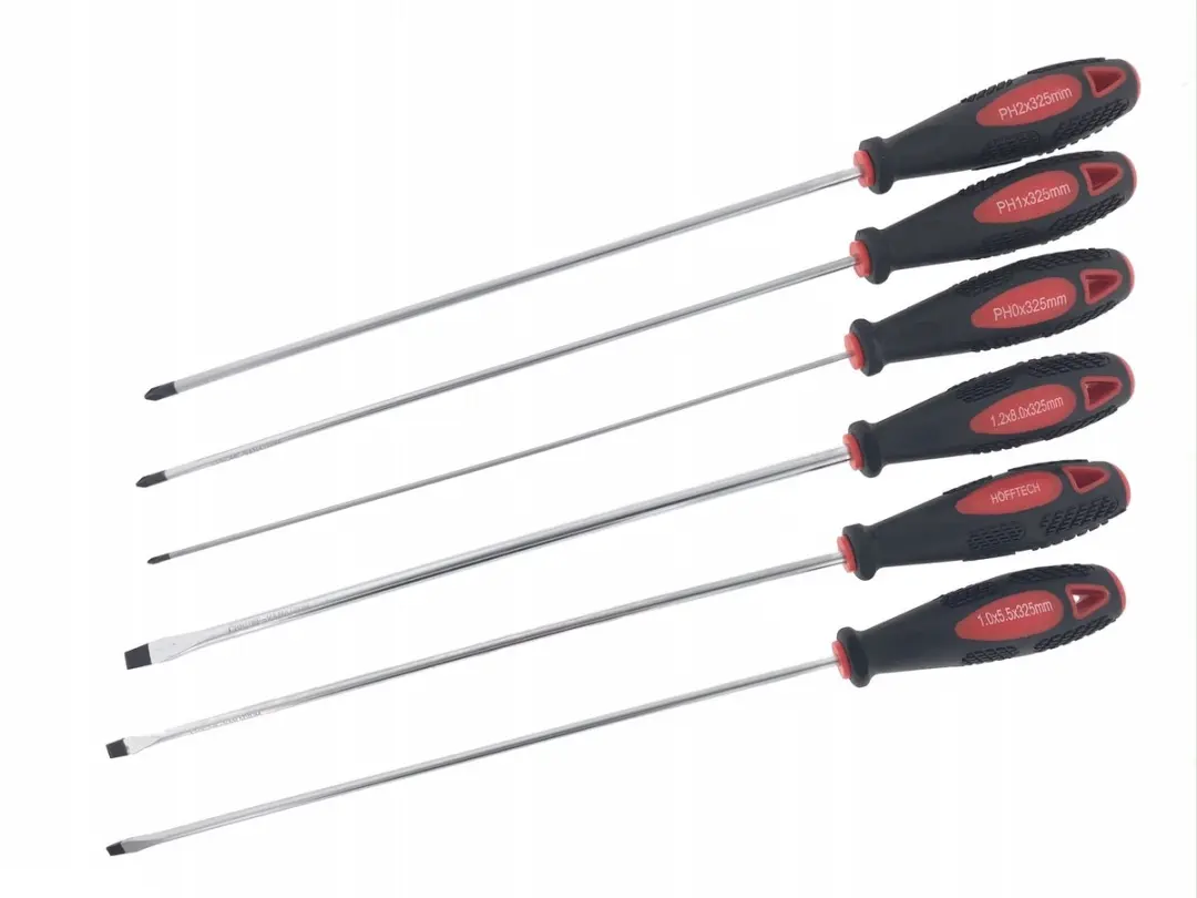 012388 Schroevendraaier set 6 dlg lang