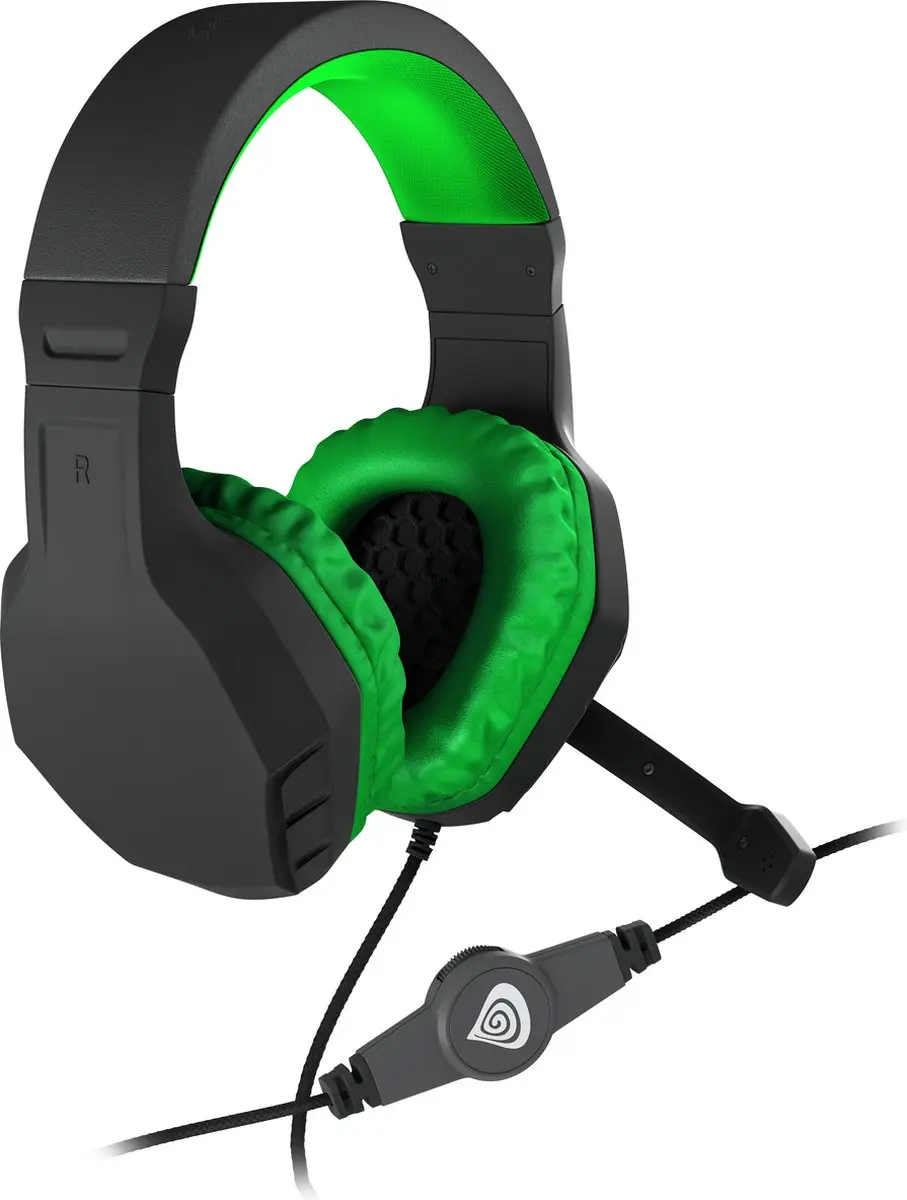 Genesis Argon 200 NSG-0903 Gaming Headset - Zwart/Groen - afbeelding 3 van 6