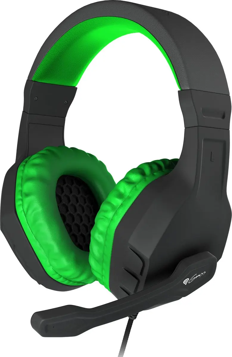 Genesis Argon 200 NSG-0903 Gaming Headset - Zwart/Groen - afbeelding 2 van 6