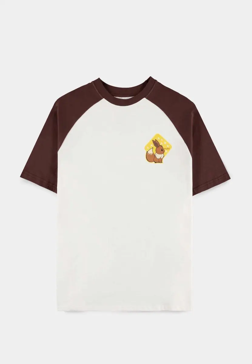Pokémon Eevee Raglan T-shirt - M - Gebroken wit - afbeelding 4 van 4