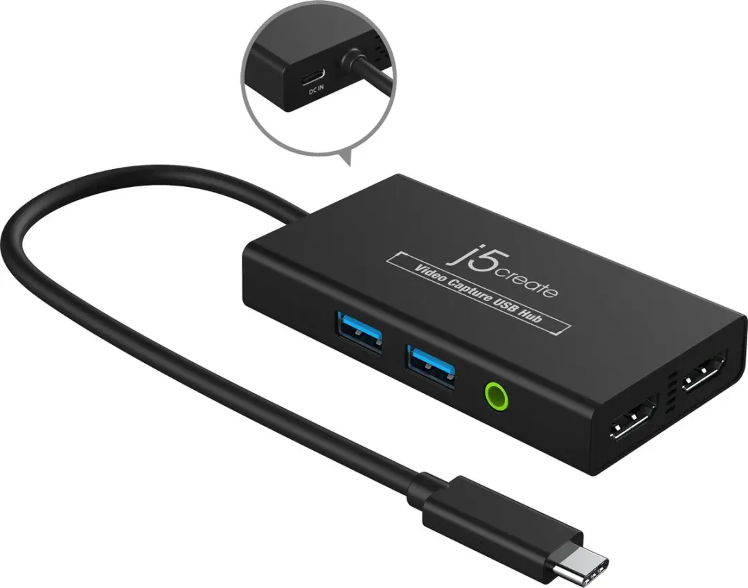 j5create JVA01-N Video Capture USB-hub