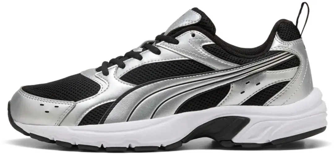 PUMA Milenio Tech LT Sneakers - Zwart/Zilver - afbeelding 3 van 6