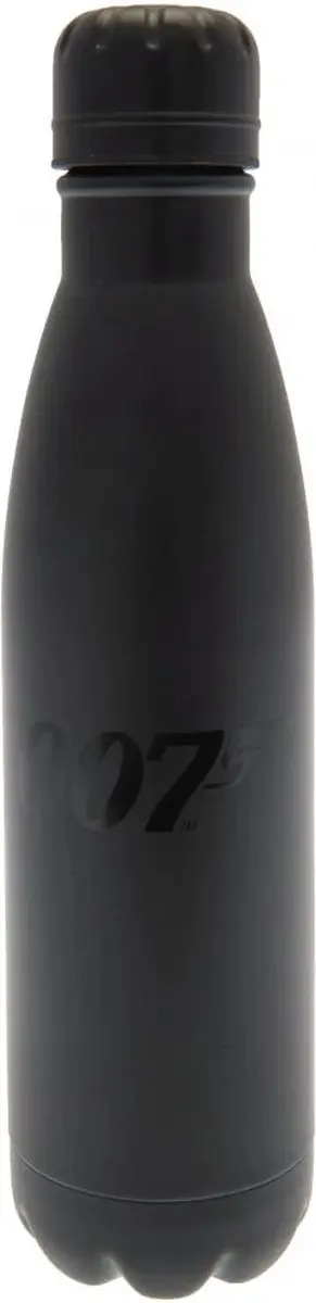 Pyramid James Bond 007 Aluminium Drinkfles - Zwart - afbeelding 2 van 5