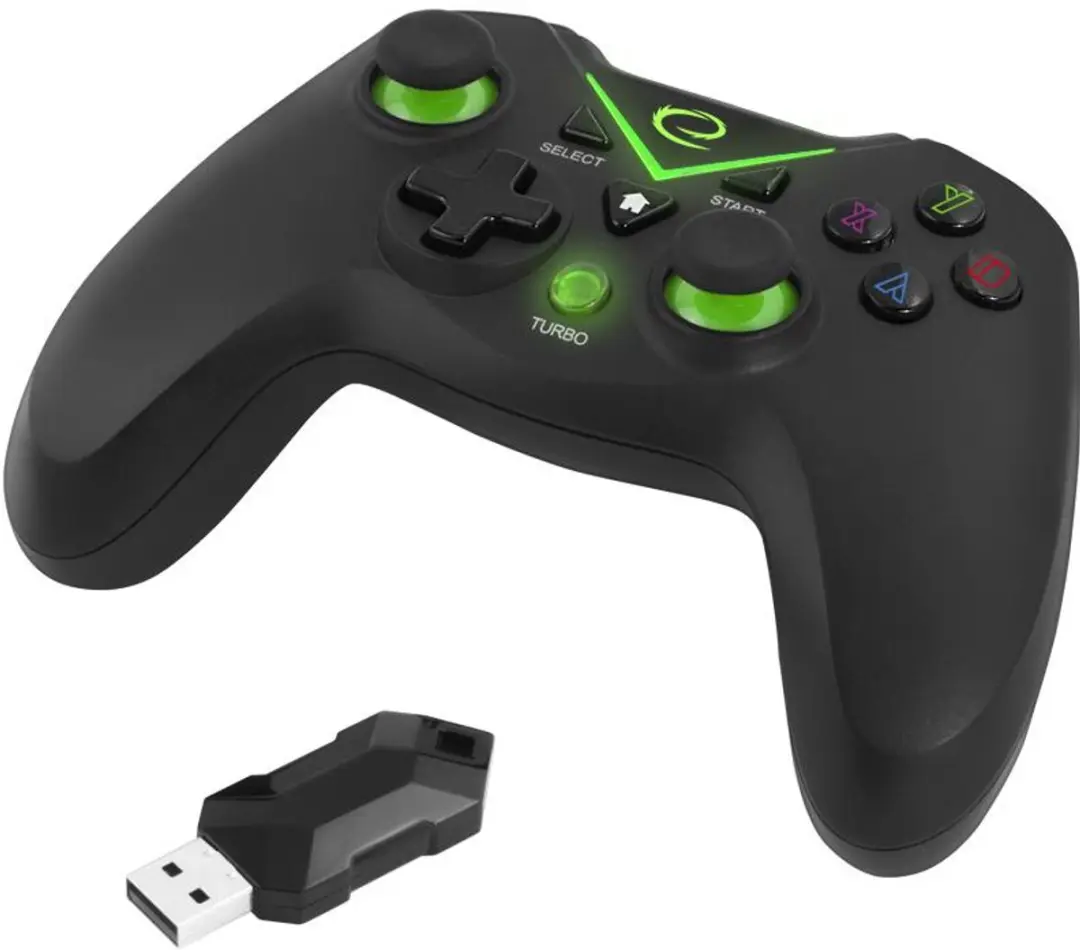 Esperanza EGG112K Gamepad PS3, Xbox One, PC - Zwart - afbeelding 2 van 6