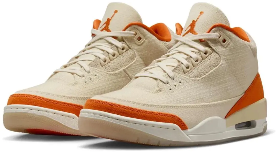 Jordan 3 Retro TEX Starfish Dames Sneakers - afbeelding 4 van 6