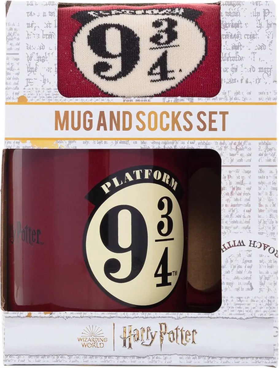 Pyramid Harry Potter 9 3/4 Mok & Sokken Set - 315ml - afbeelding 2 van 6