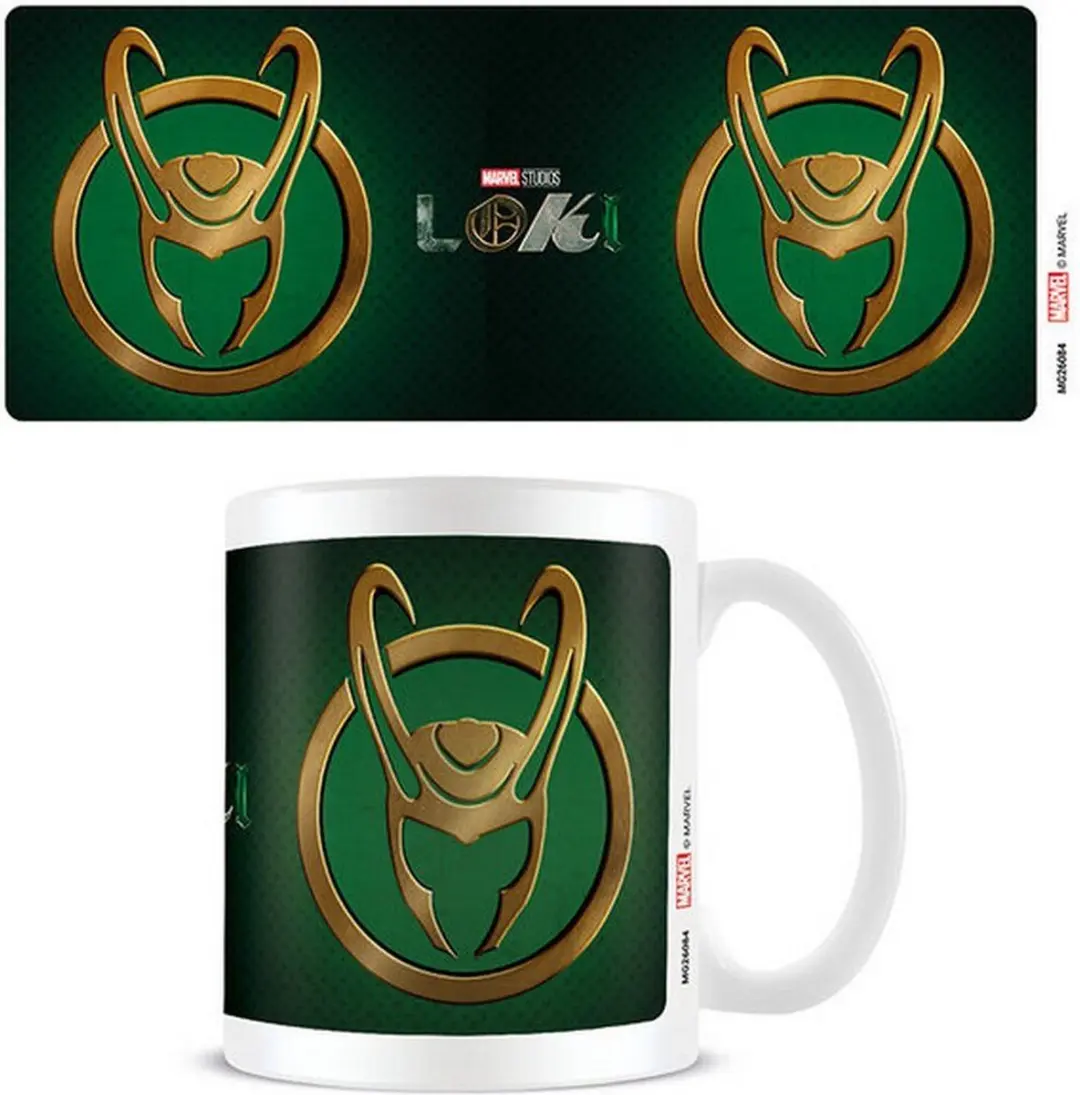 Pyramid Marvel Loki Logo Mok 315ml - afbeelding 2 van 2