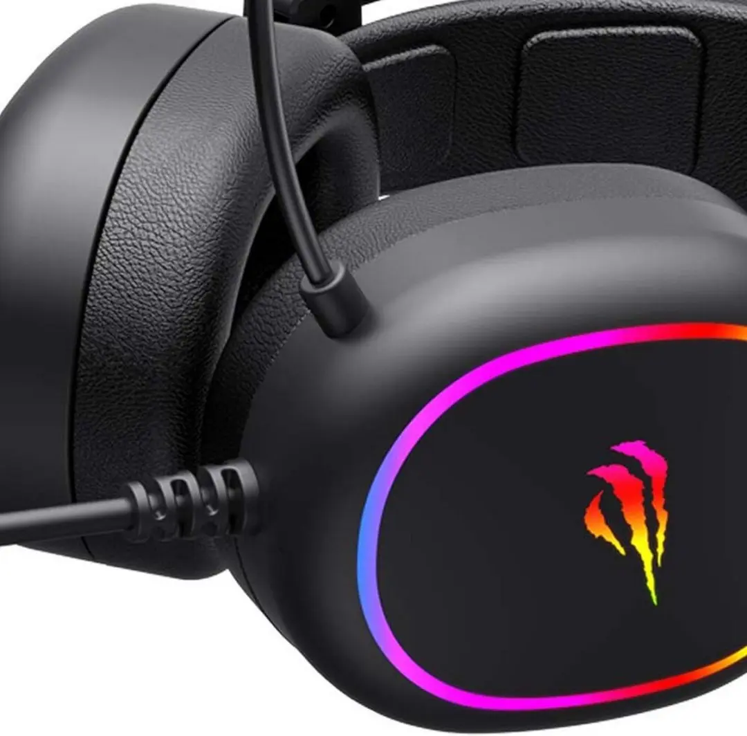 HAVIT H2016D Gaming Headset - 3.5mm - RGB - Zwart - afbeelding 5 van 6