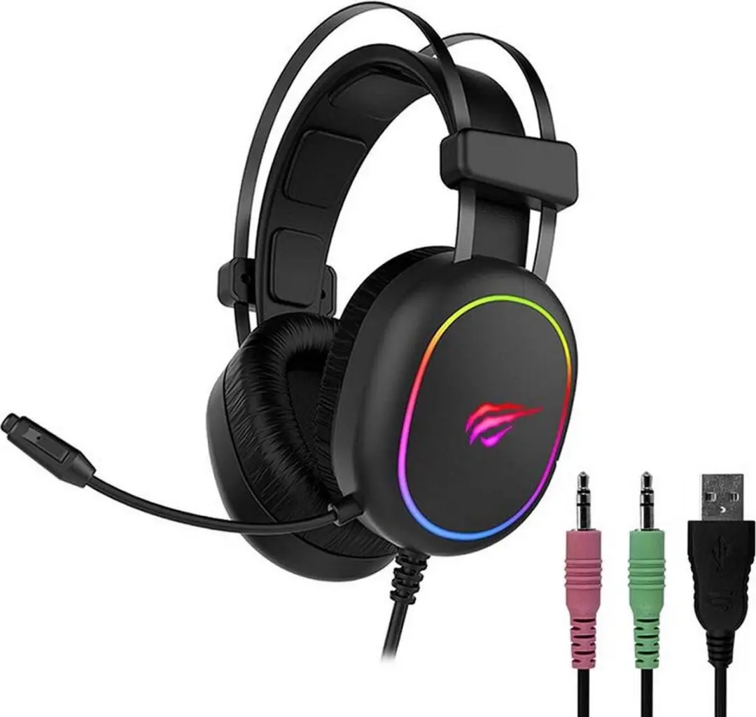 HAVIT H2016D Gaming Headset - 3.5mm - RGB - Zwart - afbeelding 4 van 6