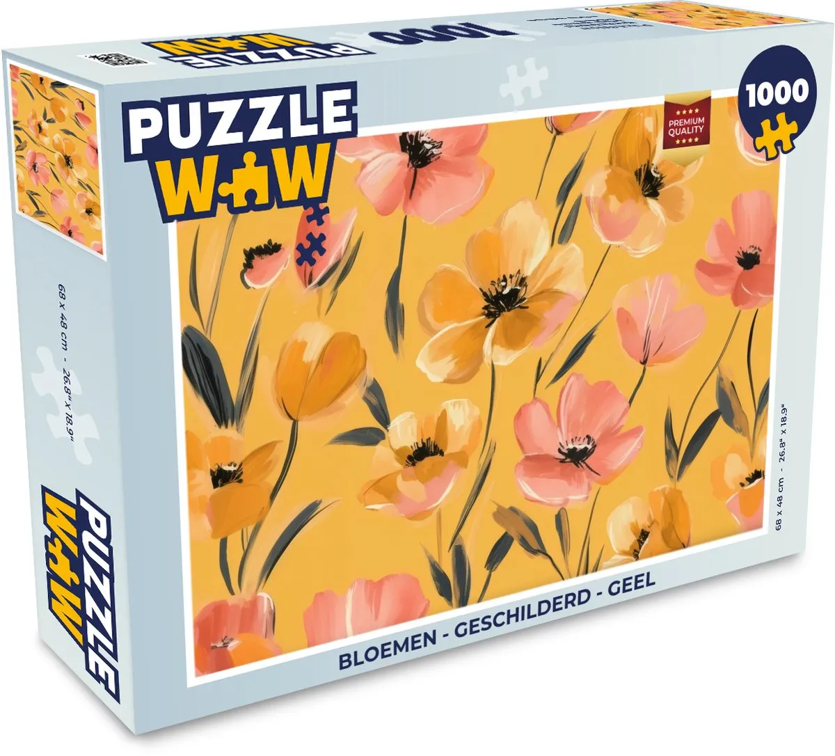 PuzzleWow Bloemen Legpuzzel 1000 Stuks