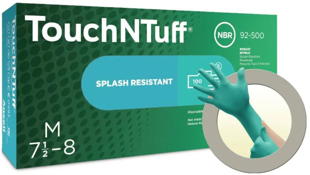 Ansell TouchNTuff 92-500 Wegwerphandschoen - 100 paar - afbeelding 6 van 6