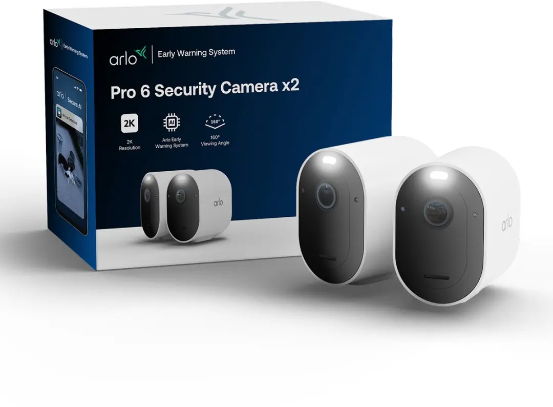 Arlo Pro 6 2K+ Beveiligingscamera VMC4270P-100EUS