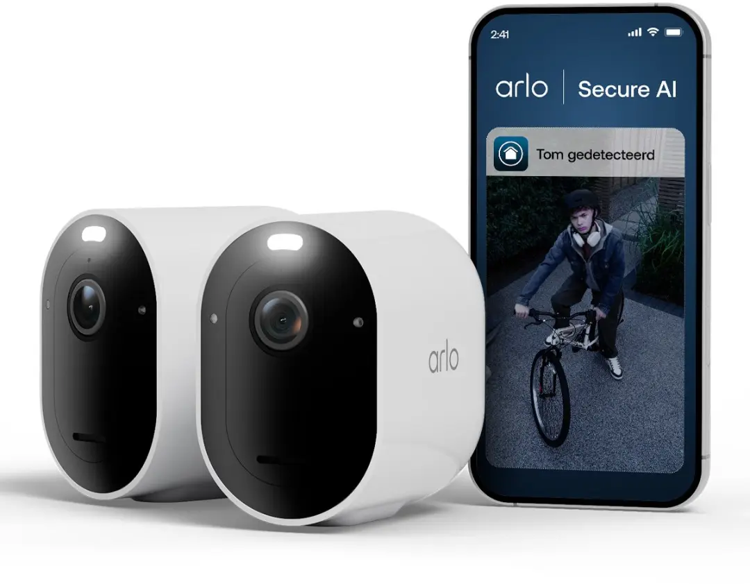 Arlo Pro 6 2K+ Beveiligingscamera VMC4270P-100EUS - 2x - afbeelding 3 van 6