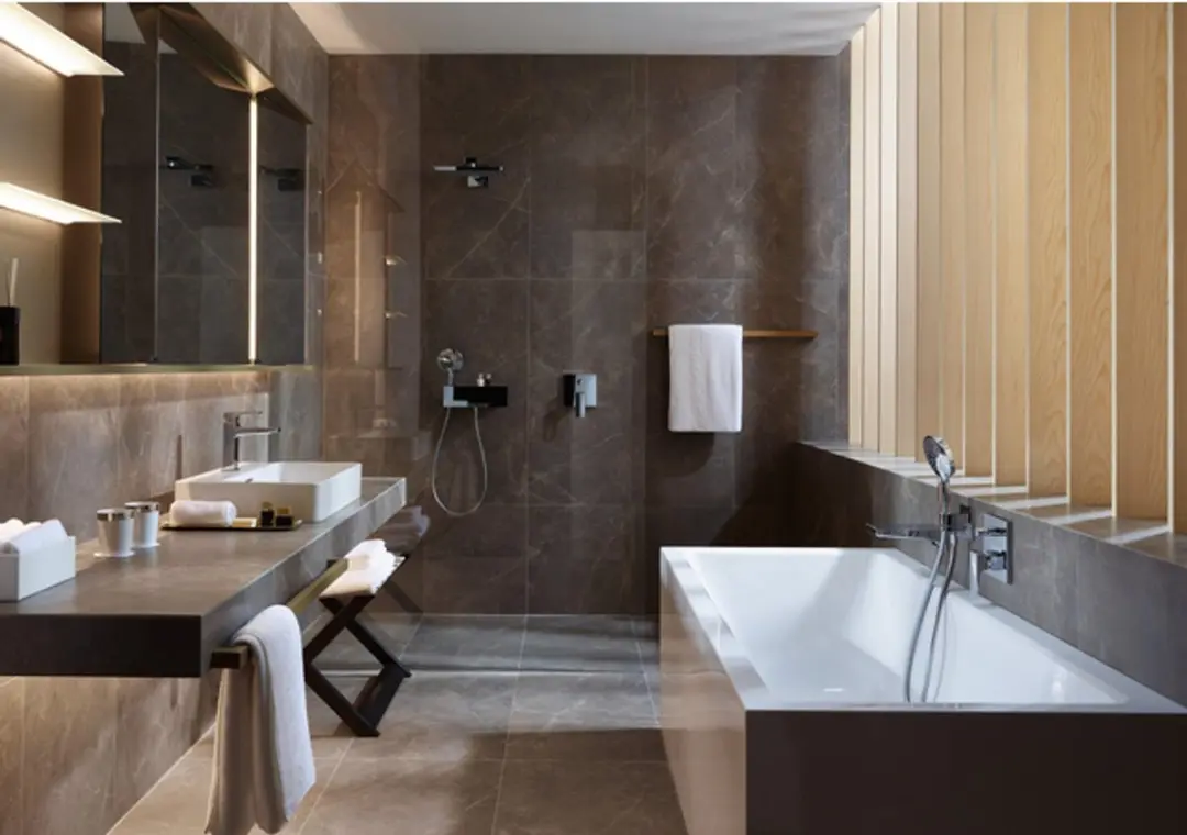 Hansgrohe Metropol Badmengkraan Afbouwdeel - Chroom - afbeelding 5 van 6