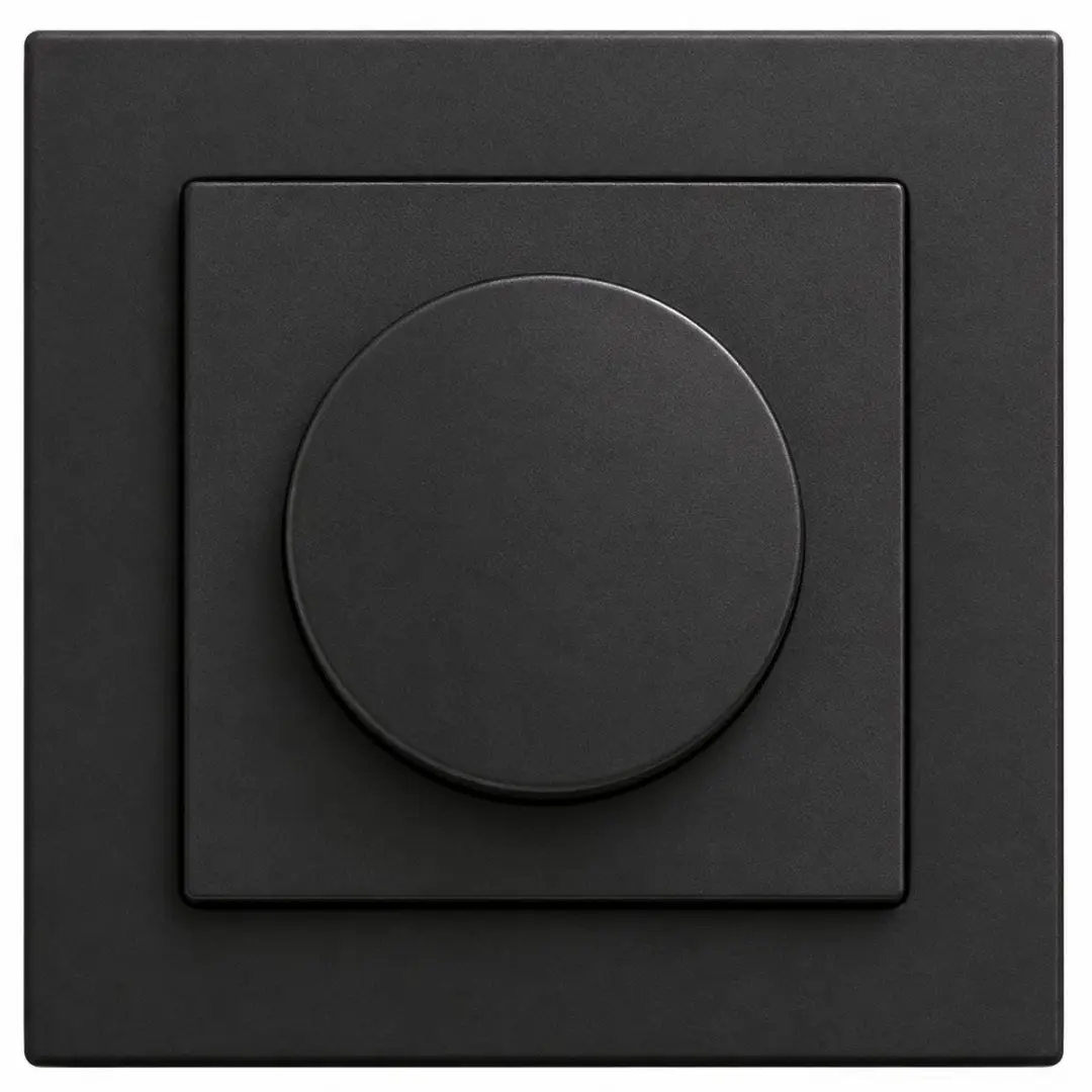 Schneider Merten Draaidimmer 40-400W Mat Zwart