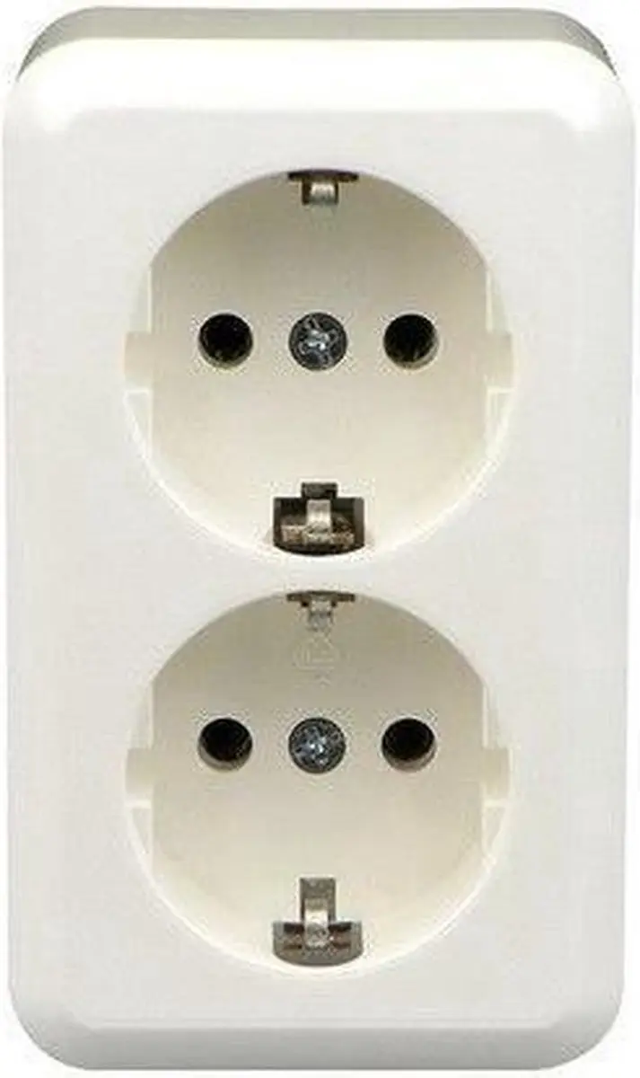 Schneider Electric Contura 395404 Stopcontact - Polarwit - afbeelding 2 van 5