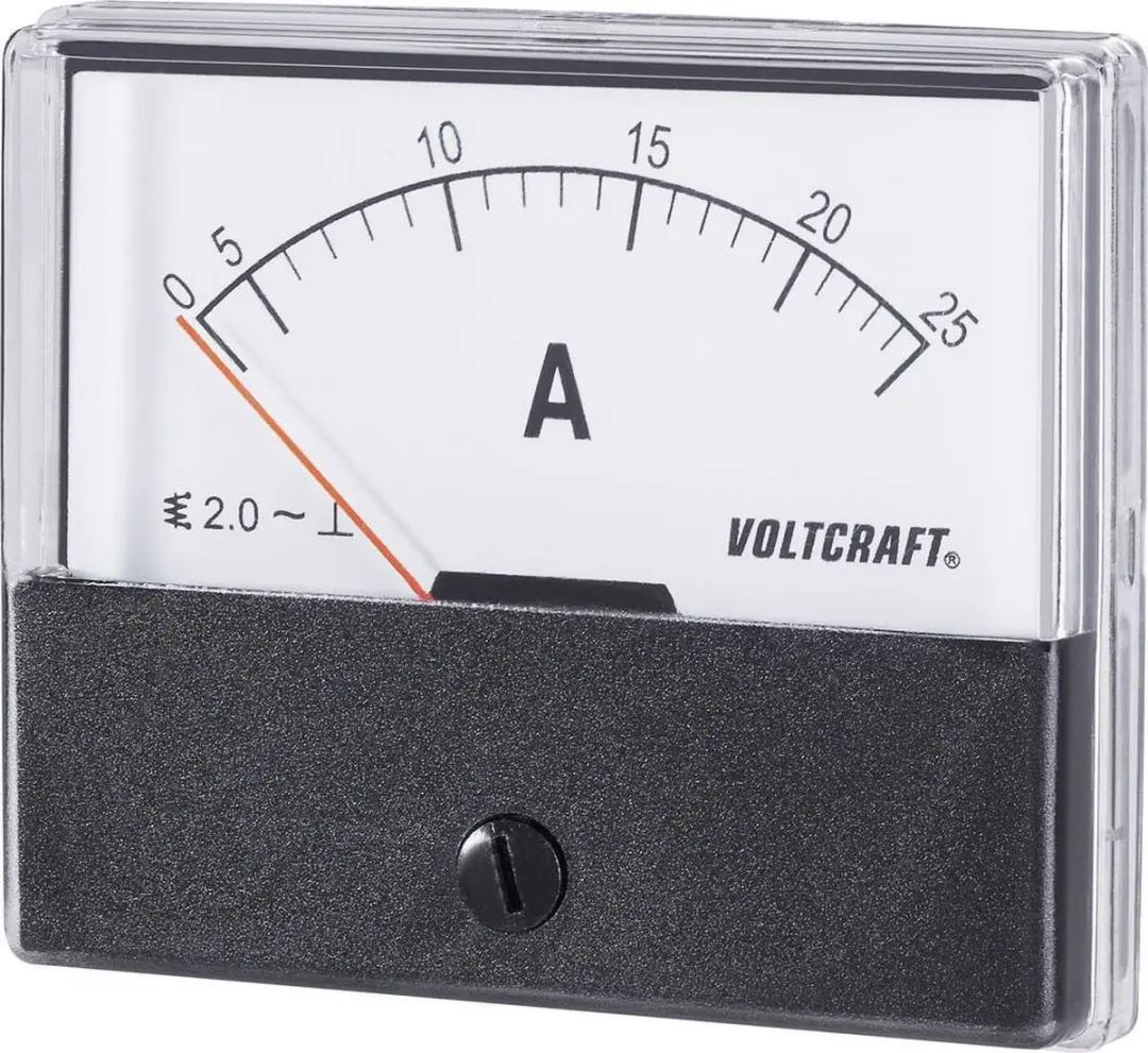 Voltcraft AM-70X60/25A Inbouwmeter - 25A - Wit/Grijs - afbeelding 3 van 4