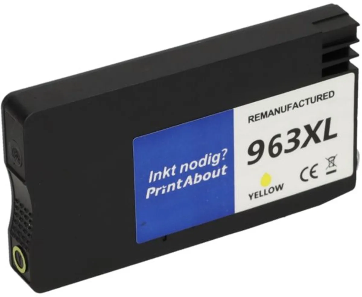 PrintAbout Inktcartridge 963 Geel 25.5ml - HP 3JA25AE
