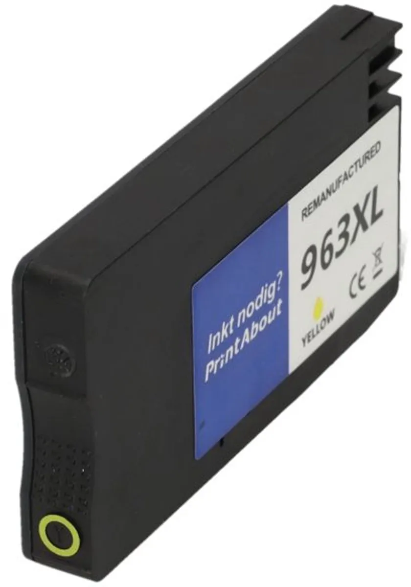 PrintAbout Inktcartridge 963 Geel 25.5ml - HP 3JA25AE