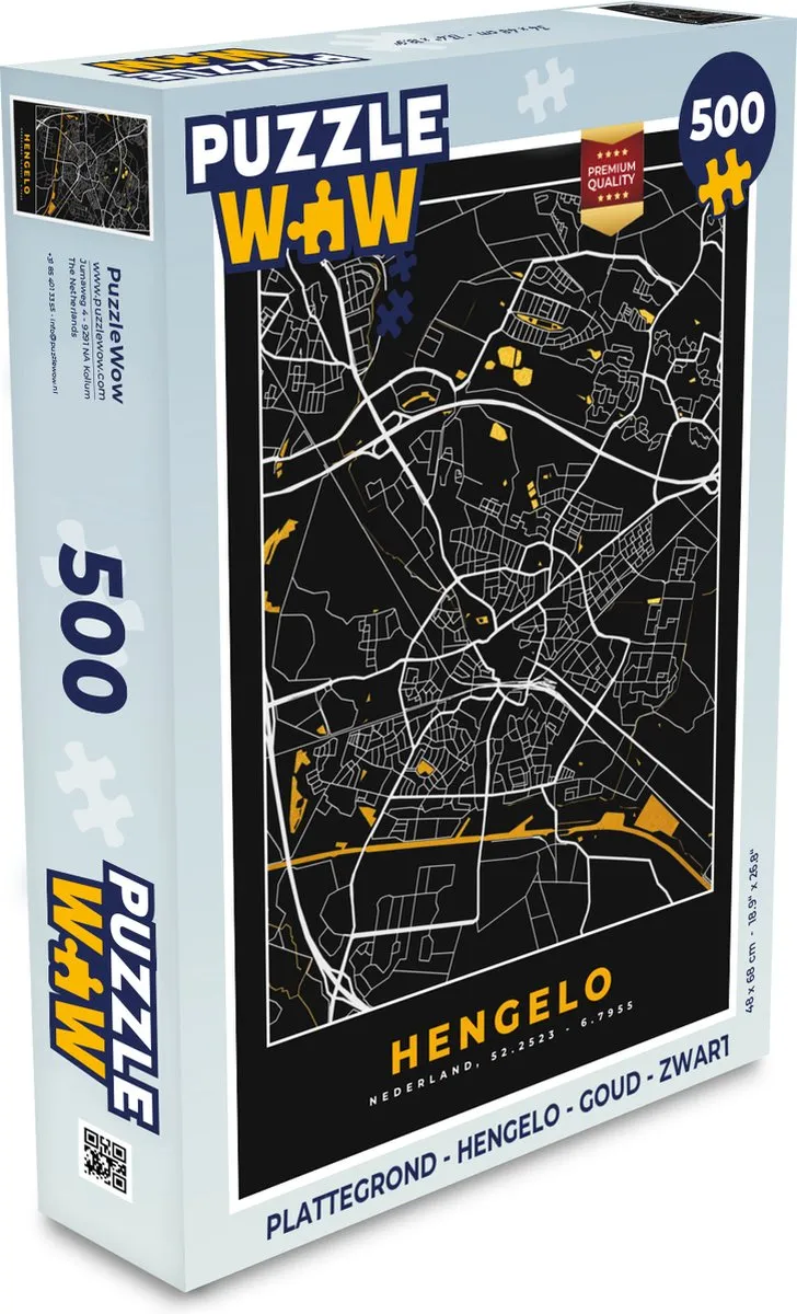 PuzzleWow Hengelo Legpuzzel 500 Stuks