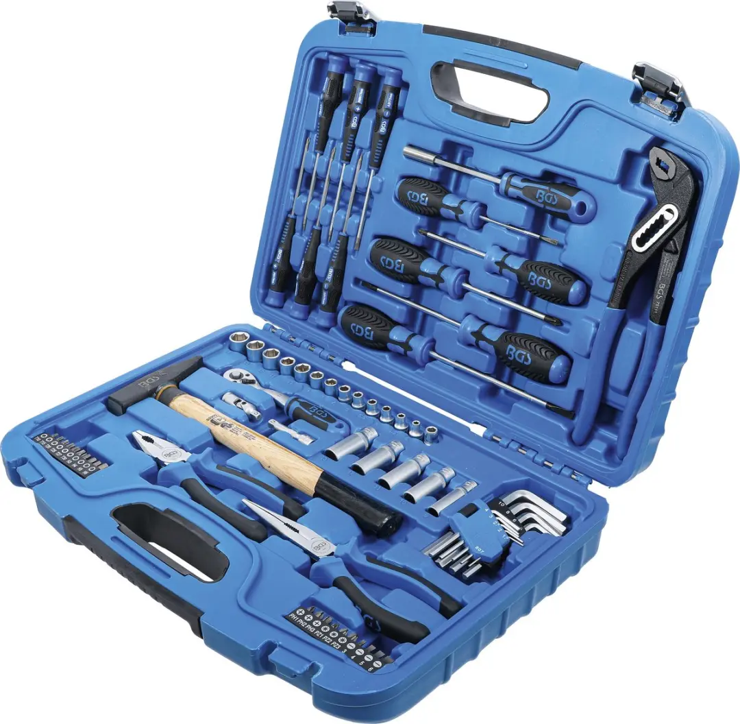 BGS technic Dopsleutelgereedschapkoffer 67 delig - Blauw - afbeelding 5 van 6