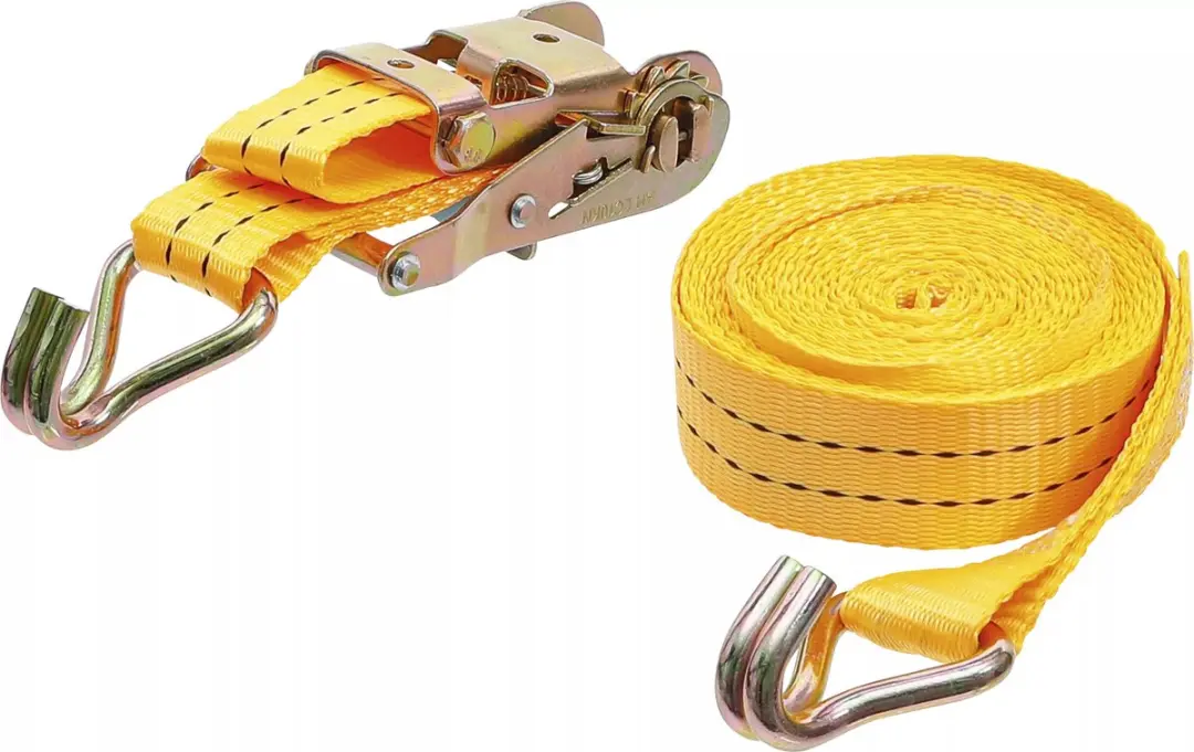 BGS technic Ratel Spanband 6m x 38mm - Geel - afbeelding 2 van 5