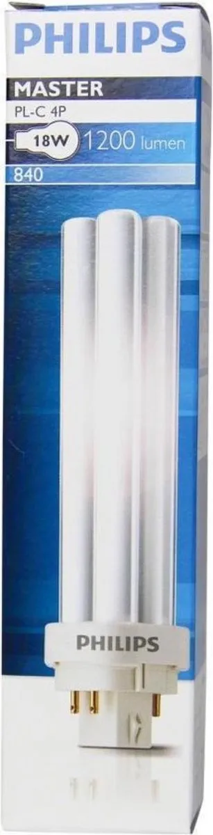 Philips MASTER PL-C 18W 840 Koel Wit Mat